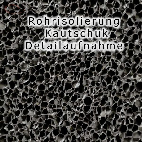 Rohrisolierung Kautschuk Detail